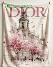 Dior Throw Blankets